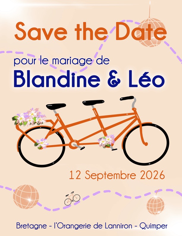 Save the Date - Mariage Blandine & Léo